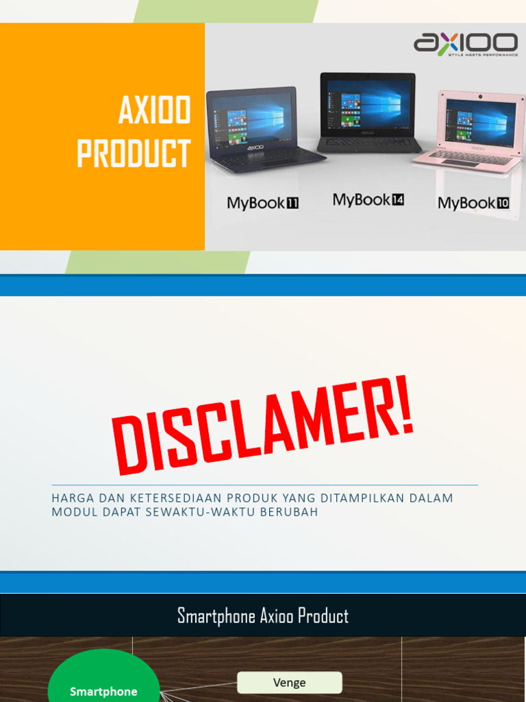 Axioo Product Knowledge Smartphone-Tablet Module | PDF