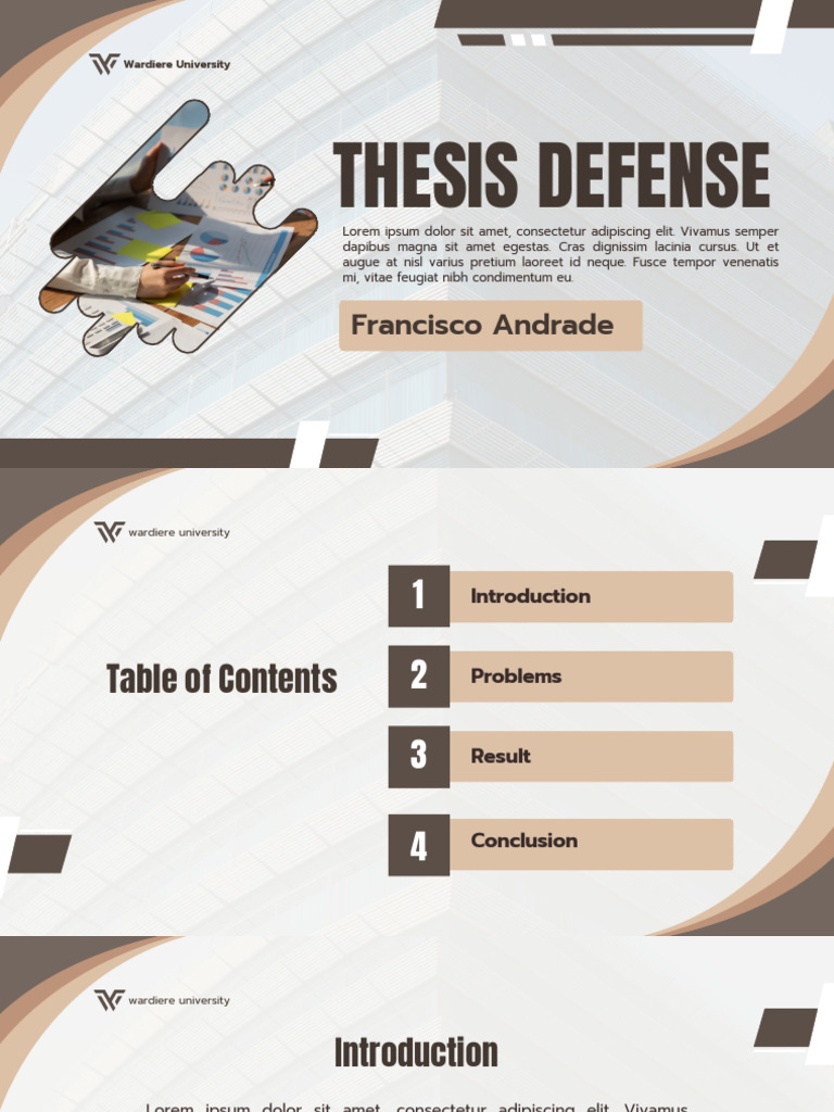 Francisco Andrade Thesis Defense Overview | PDF