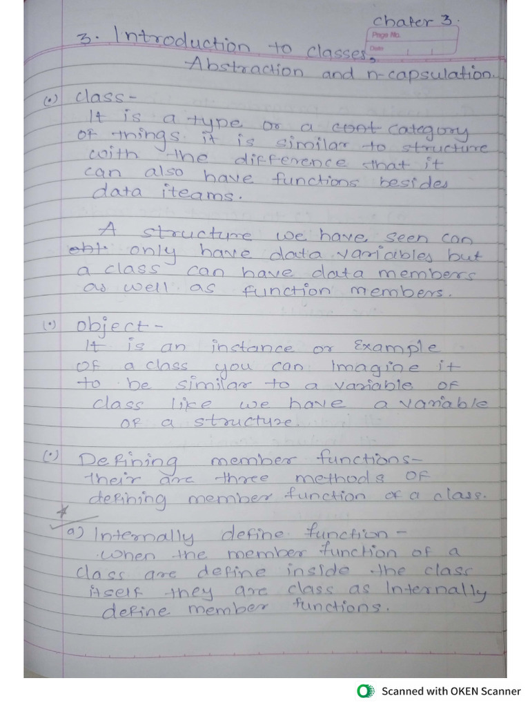 CHP 3 Oops | PDF