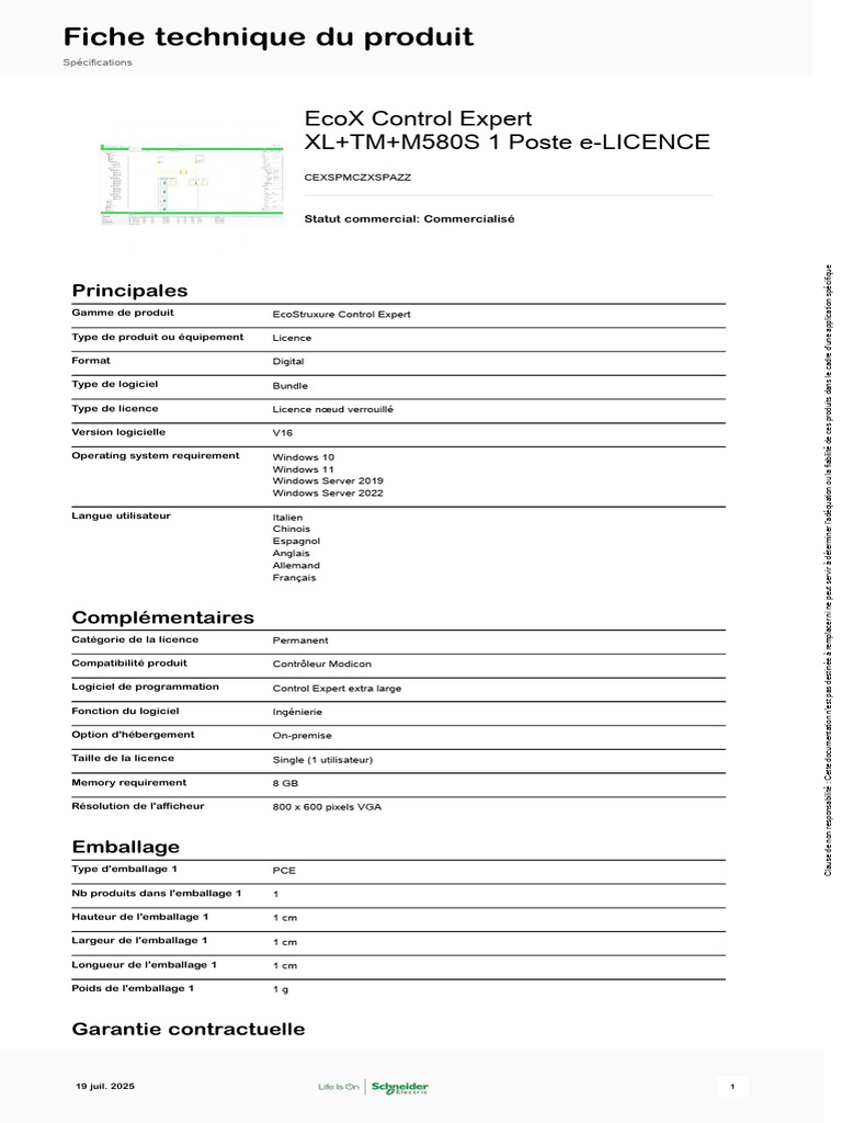 EcoStruxure Control Expert V16 Licence | PDF