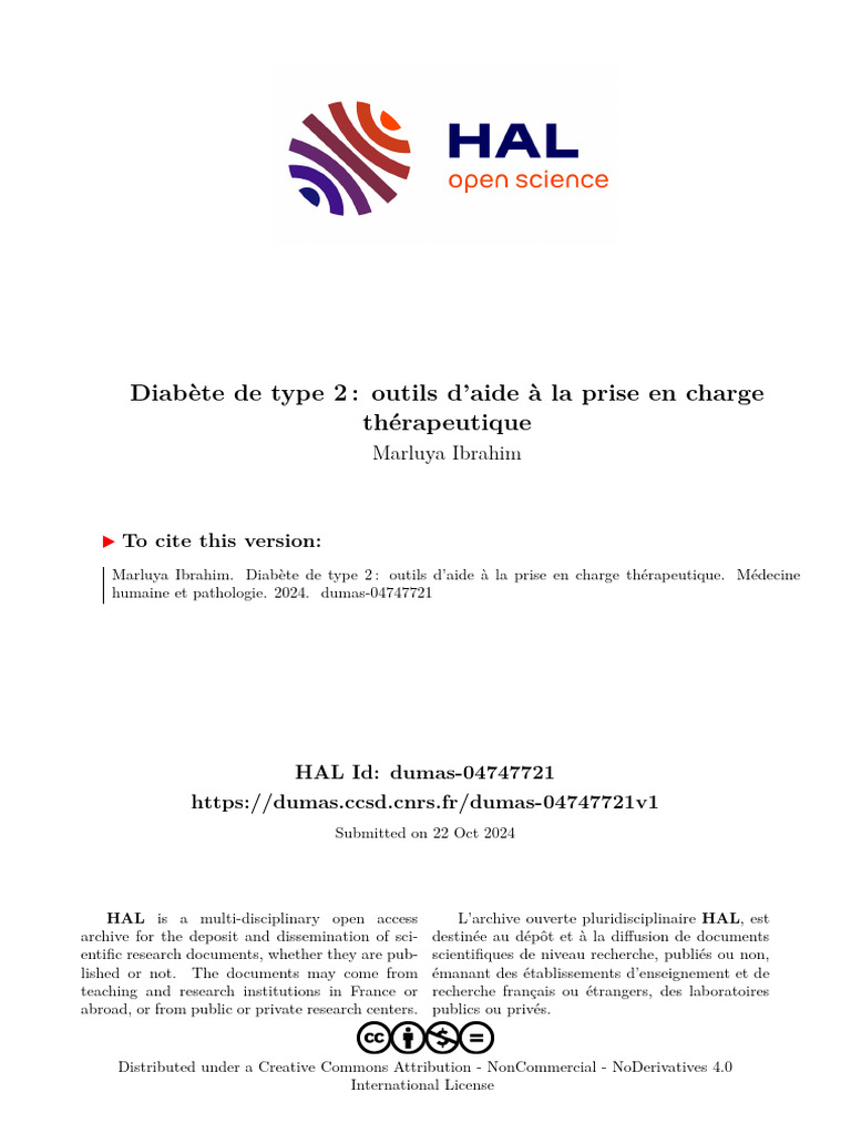 Outils pour la prise en charge du diabète | PDF | Insuline | Pancréas