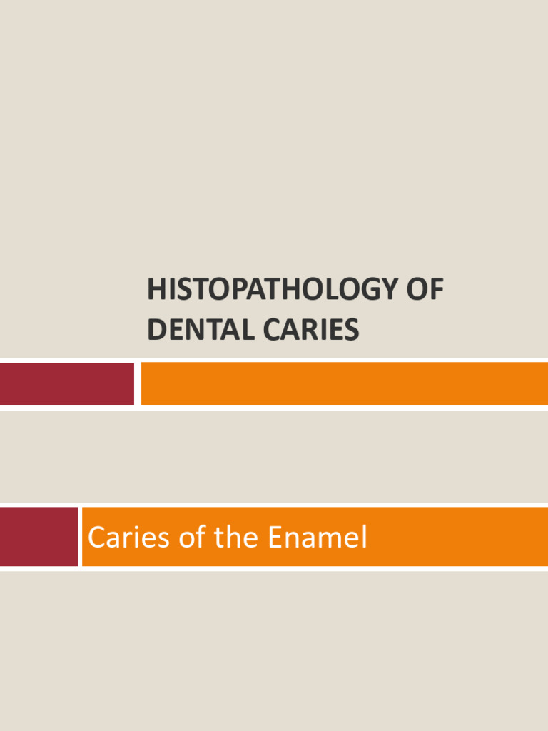 Histopathology of Dental Caries | PDF | Dentin | Tooth Enamel