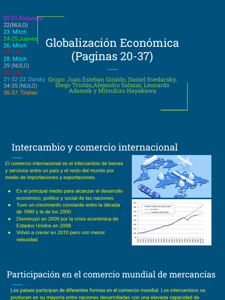 Impacto de la Globalización Económica | PDF | Comercio | Asia