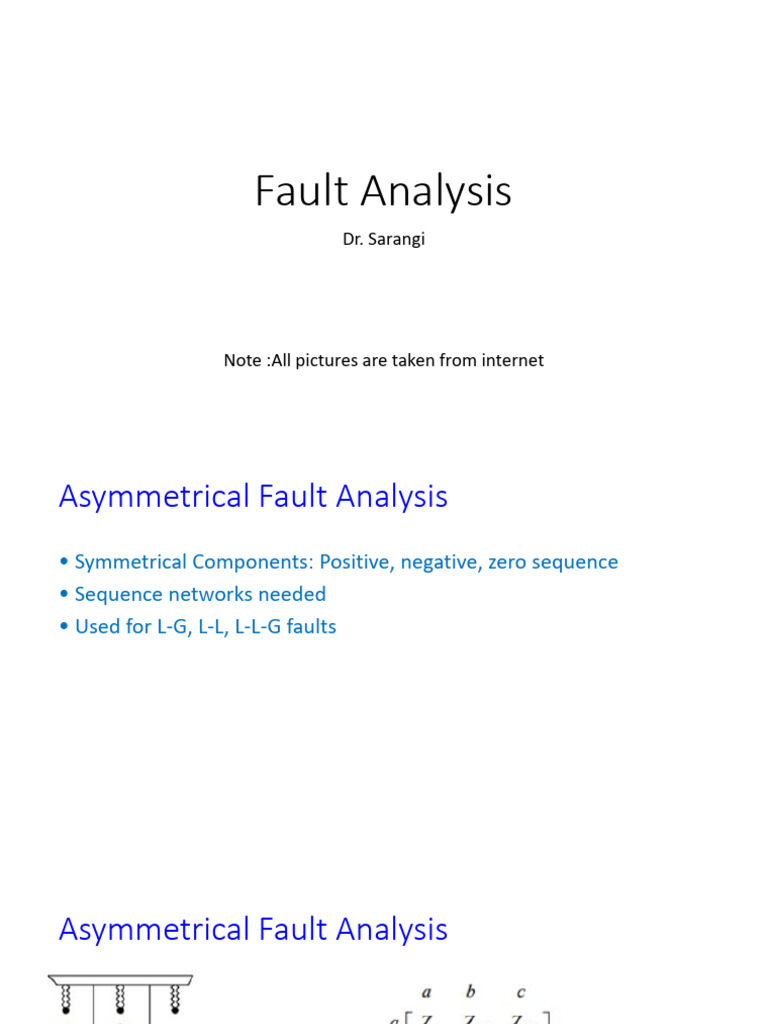 Asymmetrical Fault Analysis in Power Systems | PDF | Electrical ...