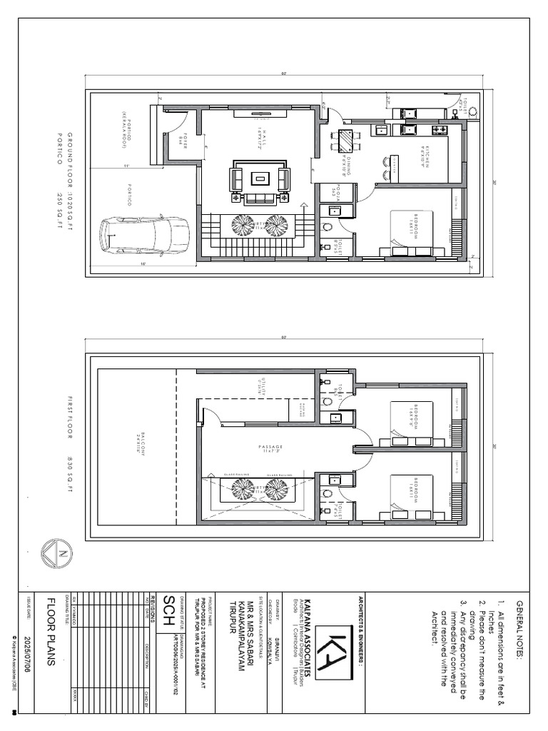Proposed 2-Storey Residence Plans | PDF