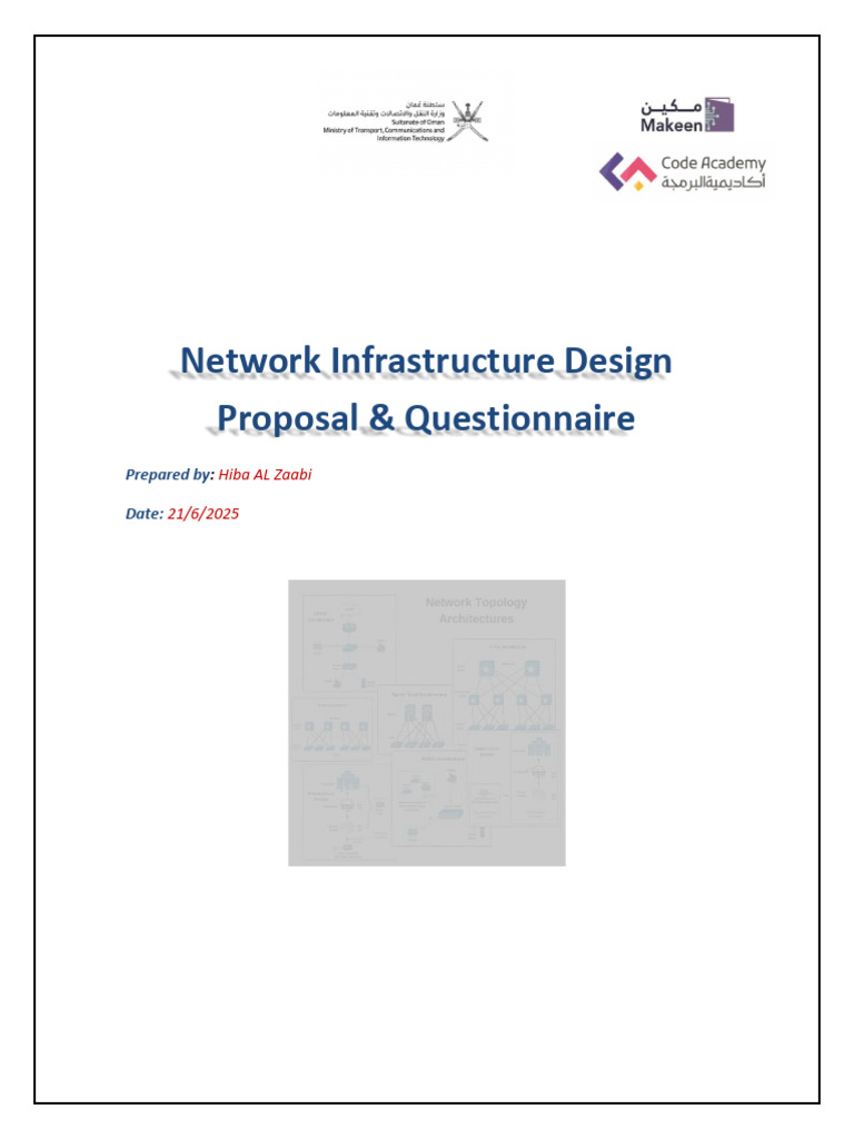 Network Infrastructure Design Proposal | PDF