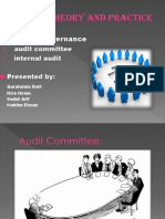 Corporate Governance: Audit Committee Internal Audit Presented by