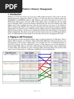 Windows Memory Management: Page Directory Page Tables Physical Address