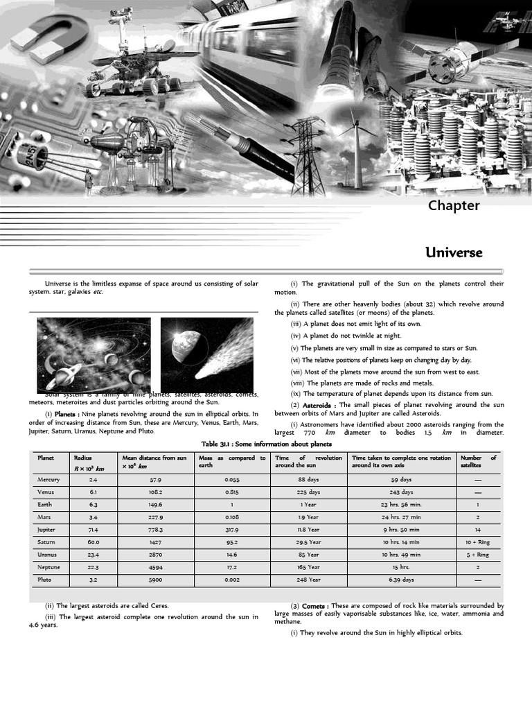 Overview of the Solar System and Stars | PDF | Solar System | Planets