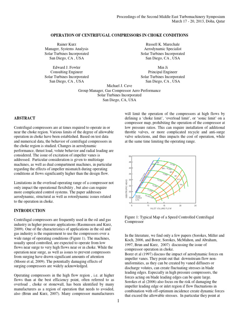 Compressors Curves Design Considering Compressor Type | PDF | Liquids ...