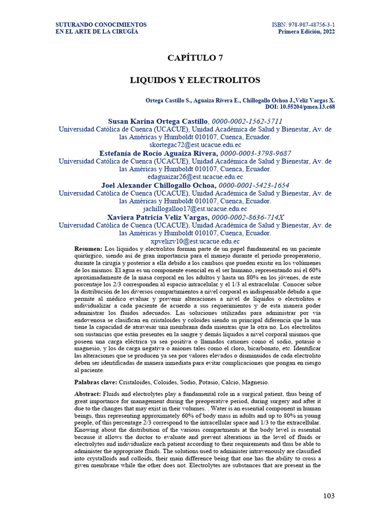 Cap+7 | PDF | Potasio | Química