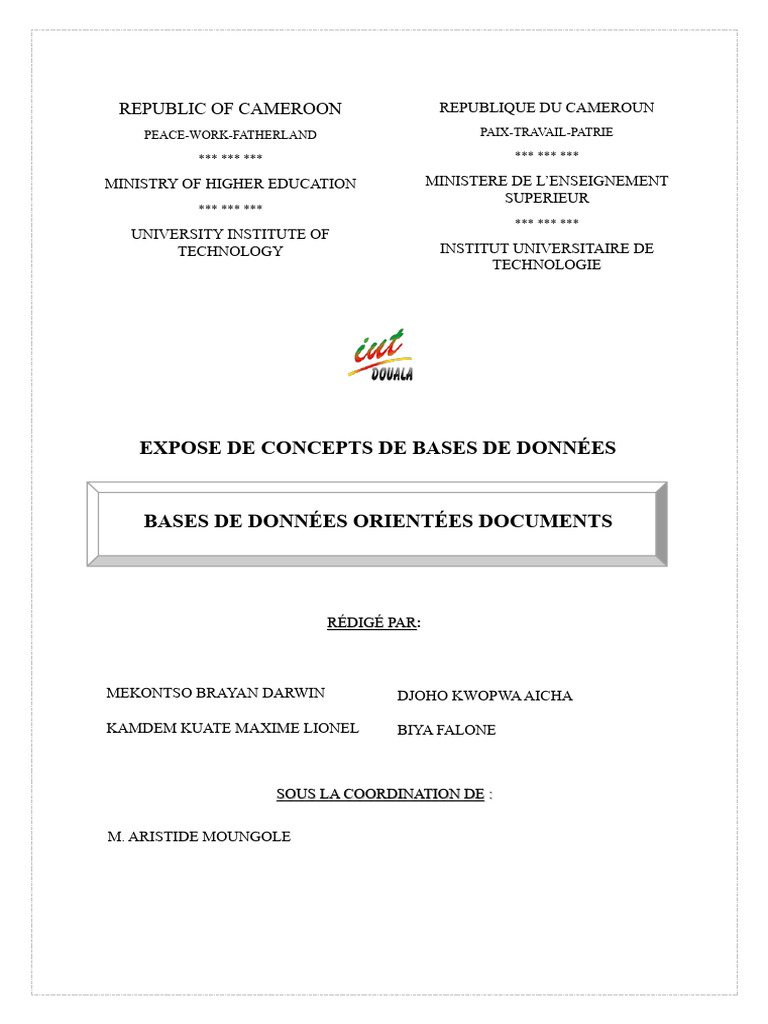 Bases de Données Orientées Documents | PDF | Bases de données | MongoDB