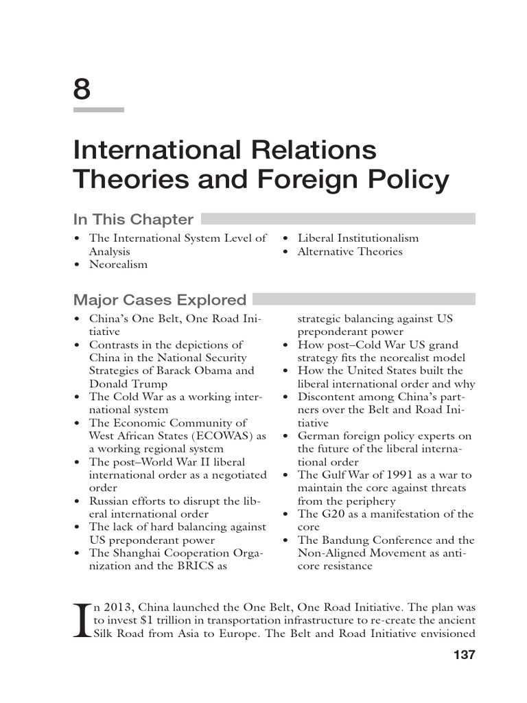 International Relations Theories Explained | PDF | West Africa | Grand ...