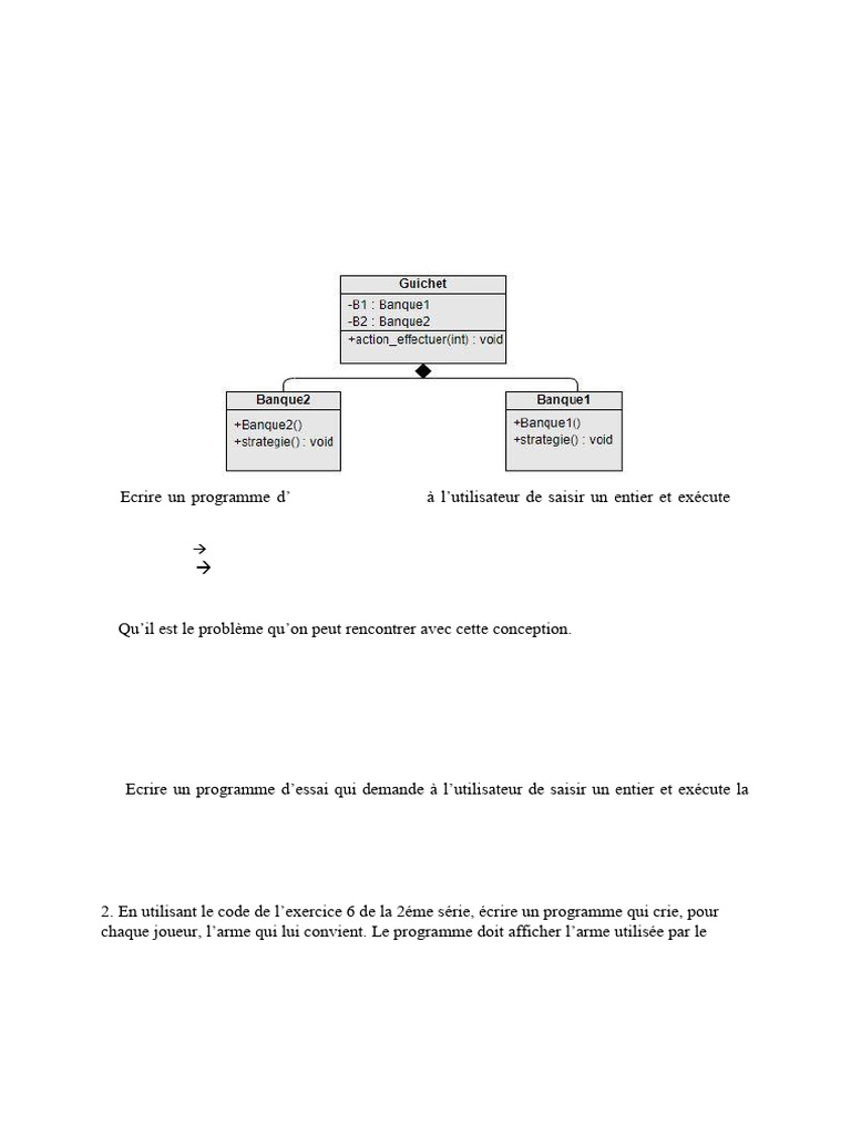 Exercices de POO en C++ pour 2024/2025 | PDF