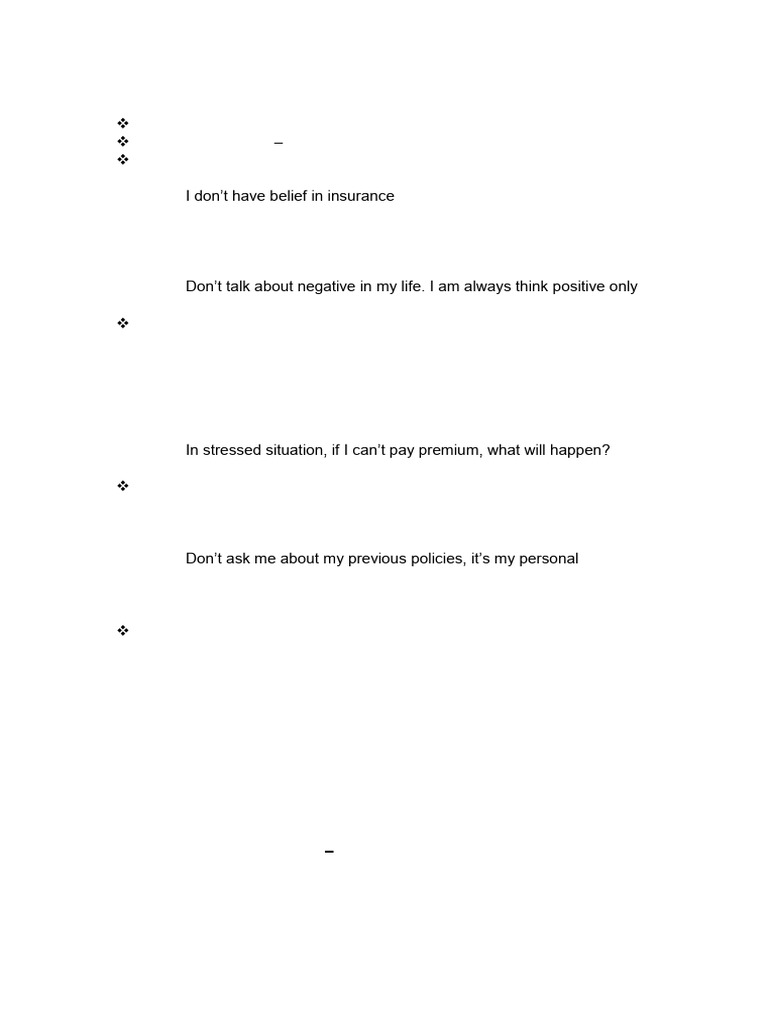 Objection Handling Details | PDF