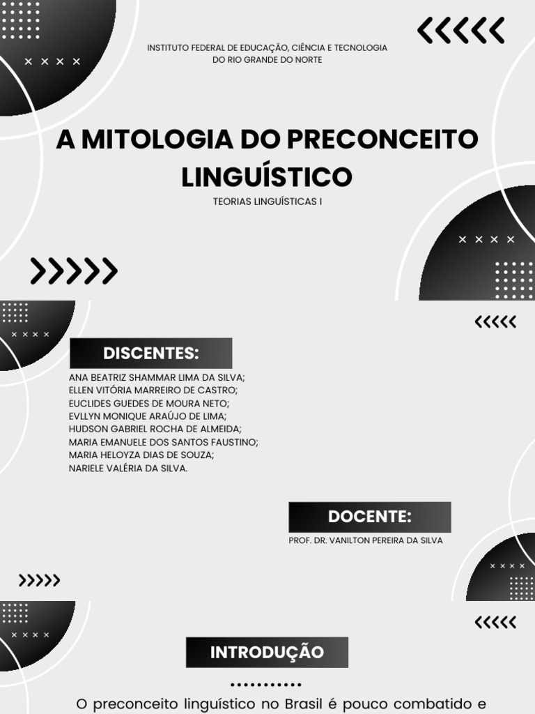 Preconceito Linguístico no Brasil | PDF | Gramática | Português (idioma)