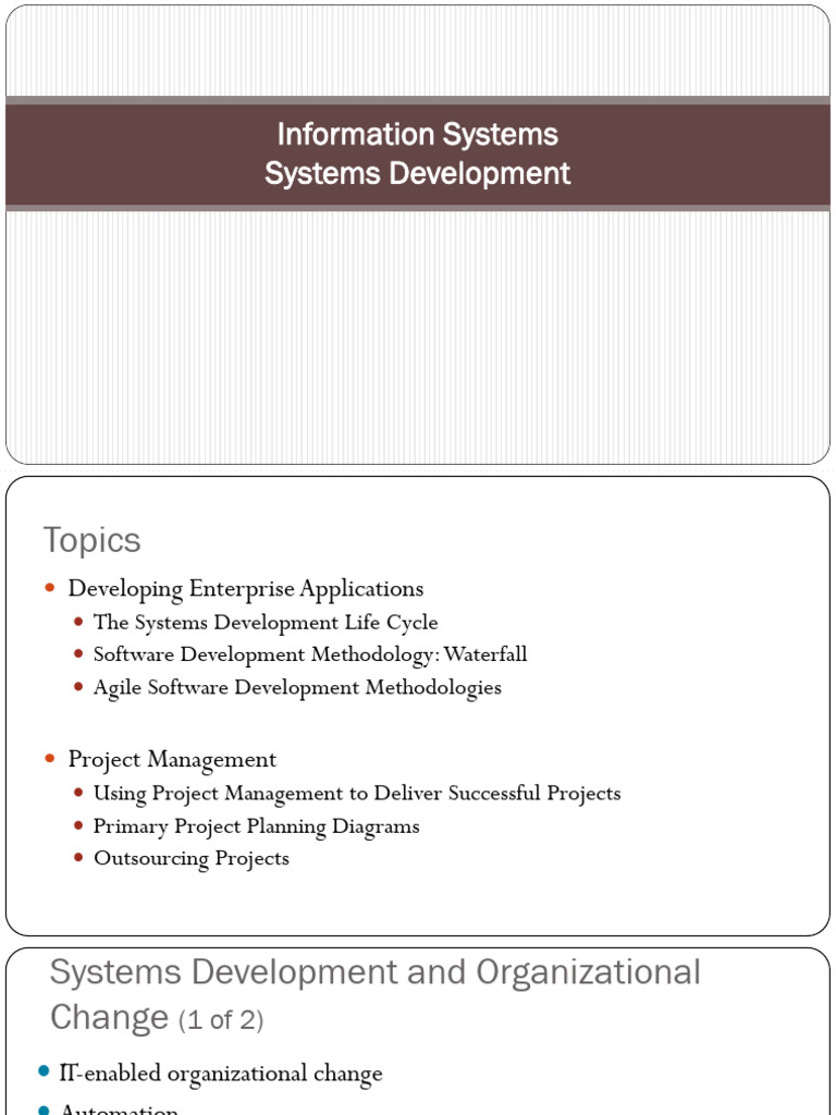 Design Phase in Systems Development | PDF | Software Development ...