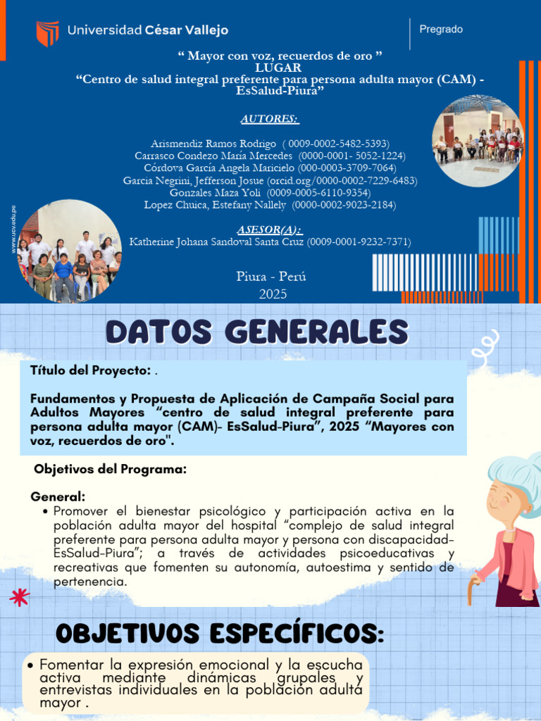 Campaña Social para Adultos Mayores | PDF | Las emociones | Vejez