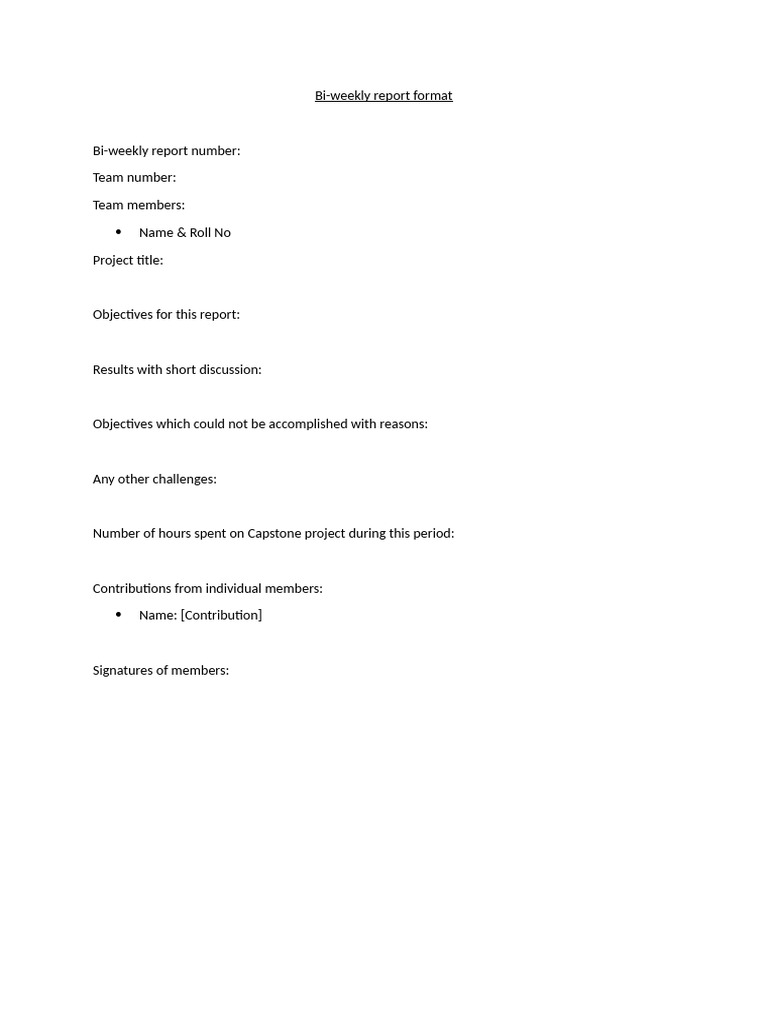 Report Format | PDF