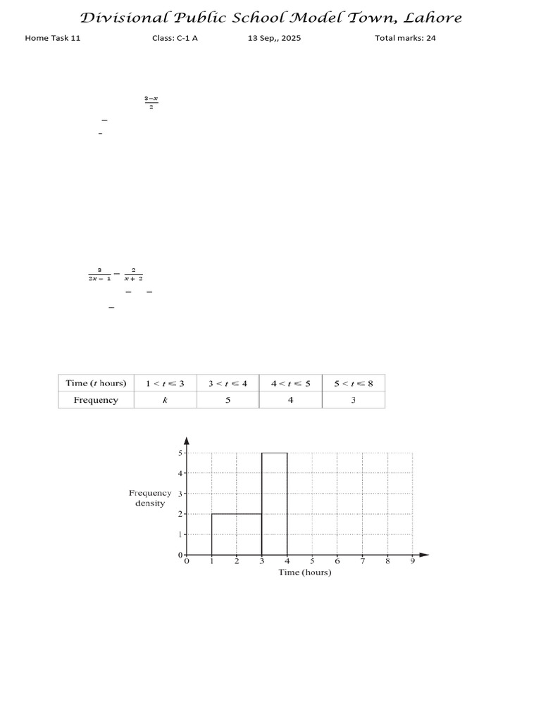C-1 A Home Task: Math Problems | PDF
