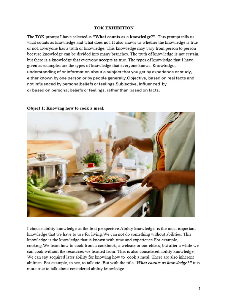 Understanding Knowledge Types in TOK | PDF | Knowledge | Truth