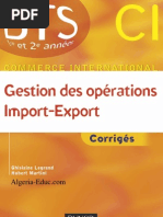 Download Gestion Des Op Rations Import Export Corrig s by Faa Fayo SN91656912 doc pdf