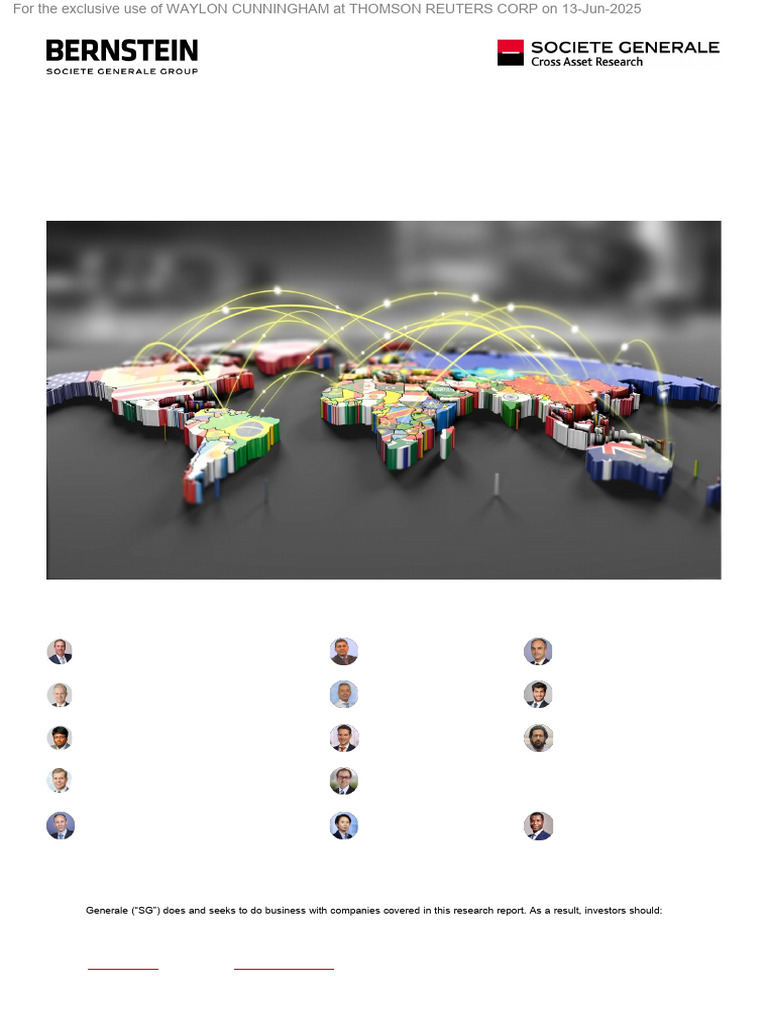 Bernstein Deglobalization Report | PDF | Government Budget Balance |  Capital Account