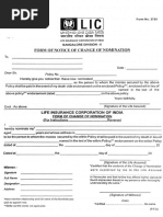 LIC Reassignment Form No. 3857 | PDF