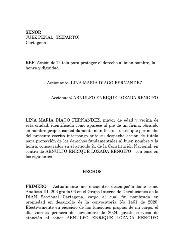 001 Demanda | PDF | Libertad de expresión | Derecho Constitucional