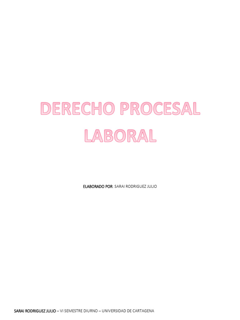 Jurisdicción y Competencia en Derecho Laboral | PDF | Derecho laboral ...