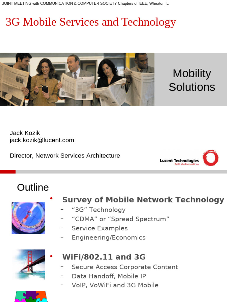 3G Mobile Network Technology Overview | PDF | Cellular Network | 3 G