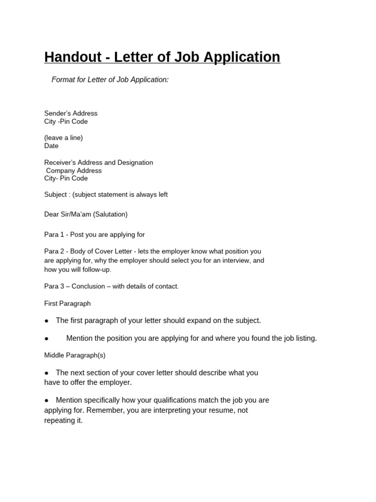 Application For Job Letter Format.htm 1632x2098