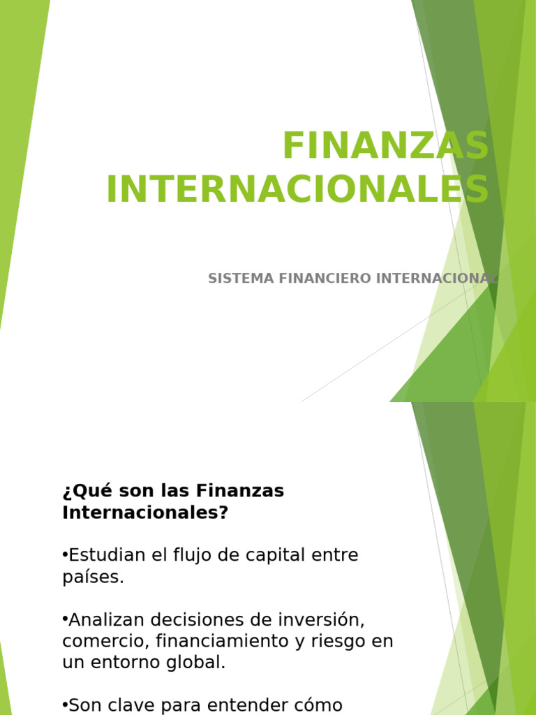 Finanzas Internacionales y su Impacto | PDF | Balance de pagos ...