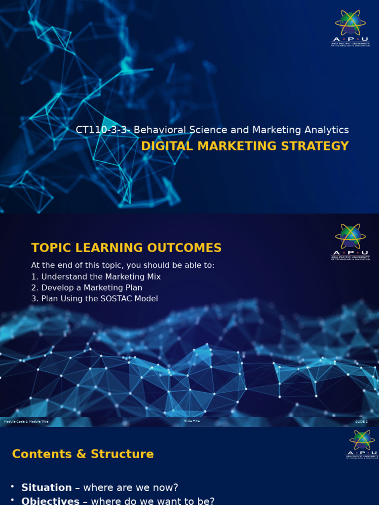 Digital Marketing Strategy Pdf Digital Marketing Marketing