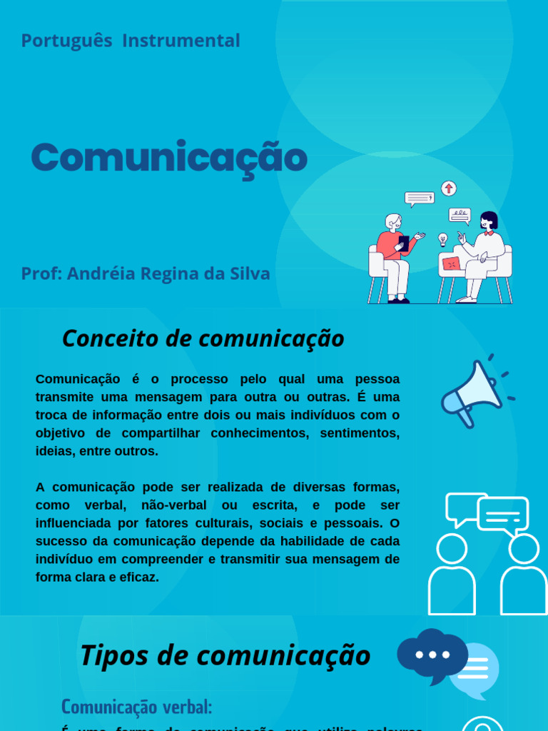 Conceito de Comunicação e Tipos | PDF