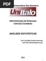 APOSTILA Análises Estatísticas 2012