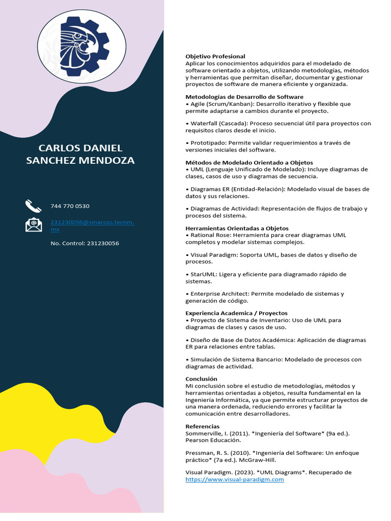 Metodologías y Herramientas de Modelado OOP | PDF | Software | Lenguaje ...