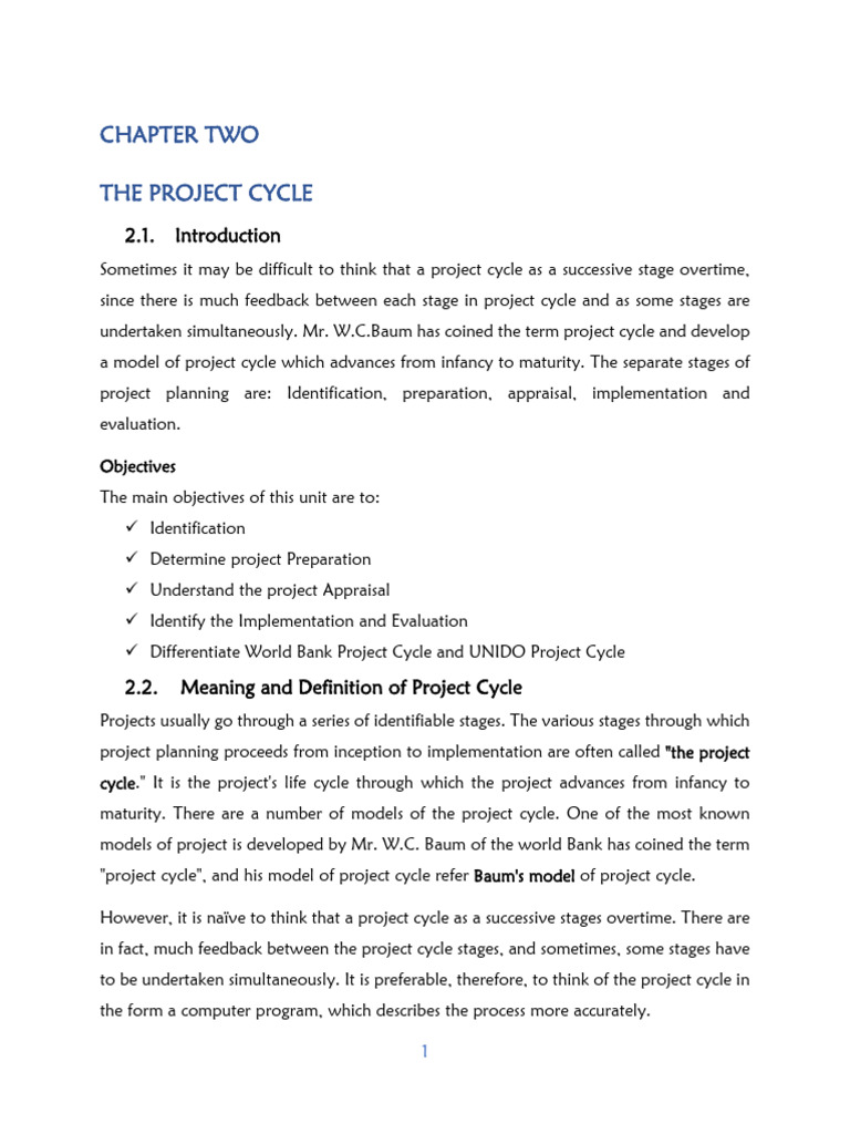 Understanding the Project Cycle Stages | PDF | Performance Appraisal ...