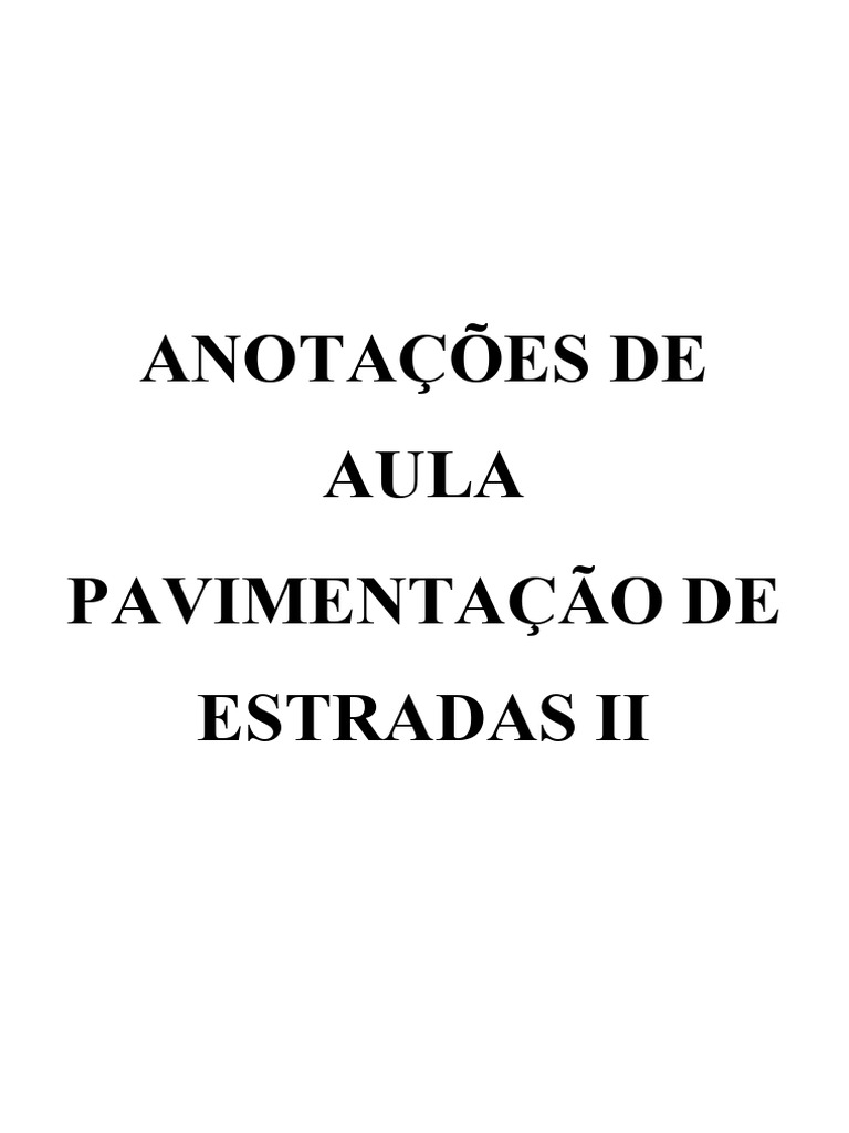 Método Rothfuchs na Pavimentação de Estradas | PDF