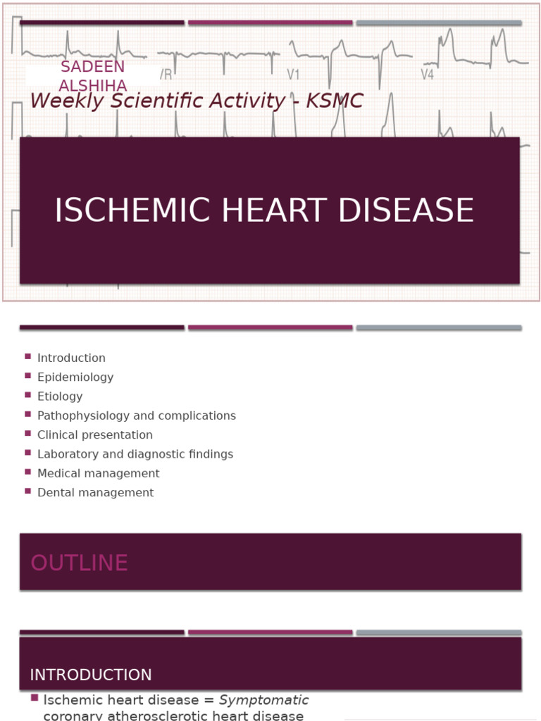 Ischemic Heart Disease Overview | PDF | Coronary Artery Disease ...