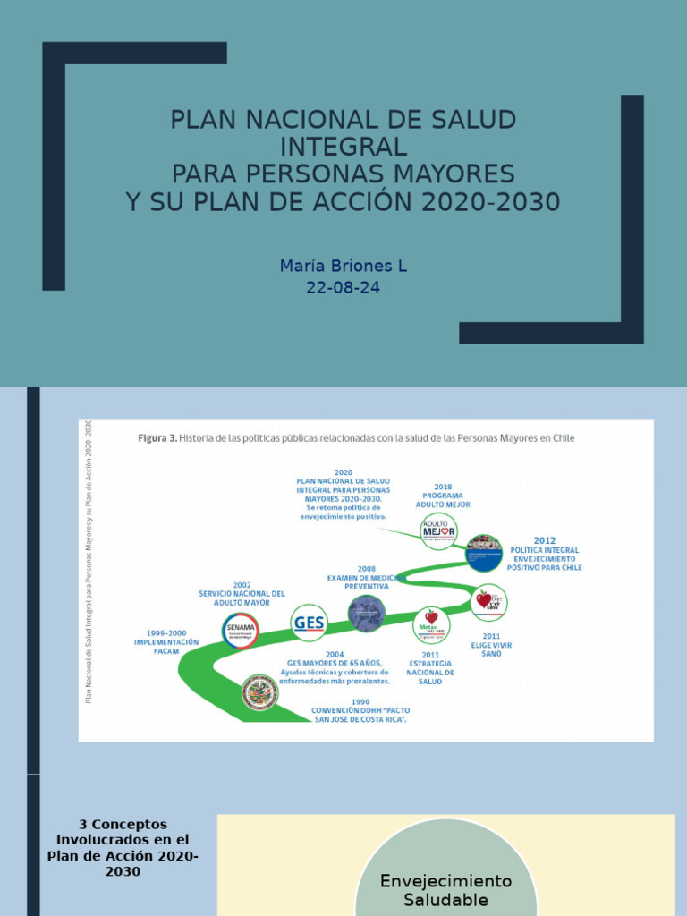 Plan Nacional de Salud para Mayores 2020-2030 | PDF | Envejecimiento ...
