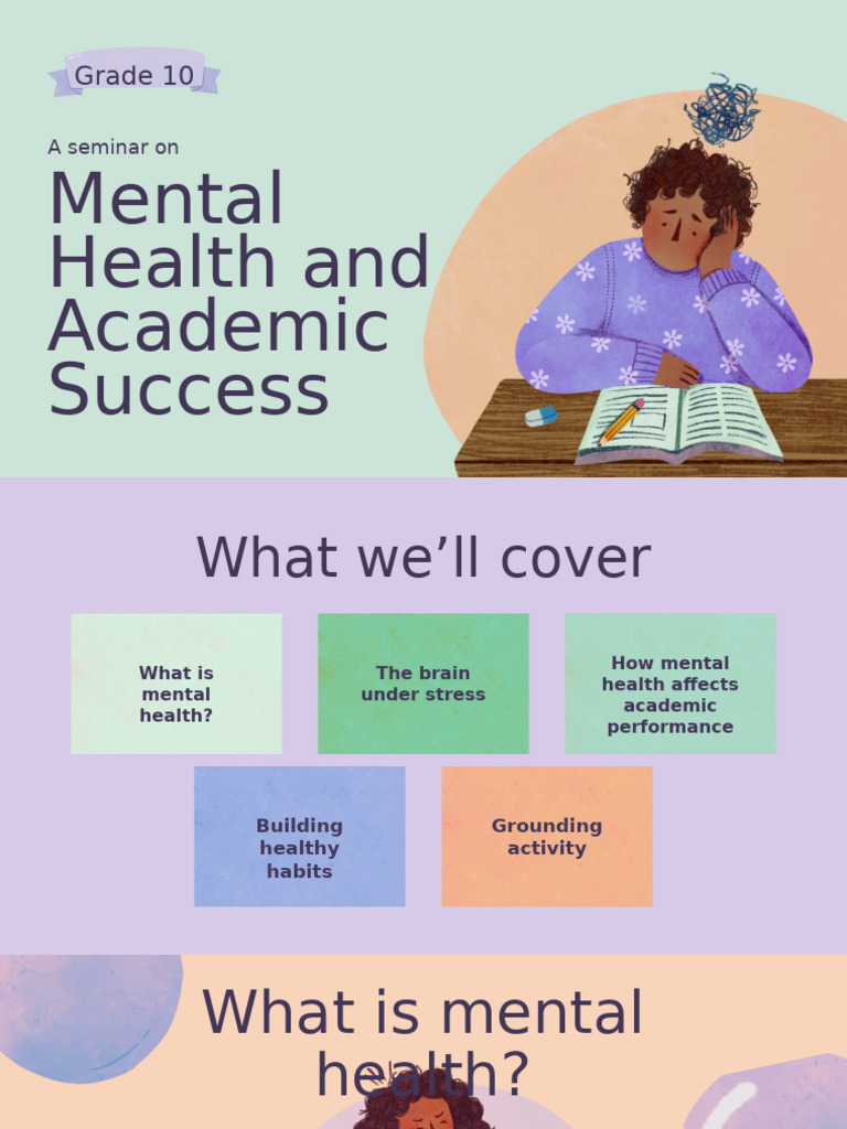 Mental Health's Impact on Grades | PDF | Affect (Psychology) | Mental ...