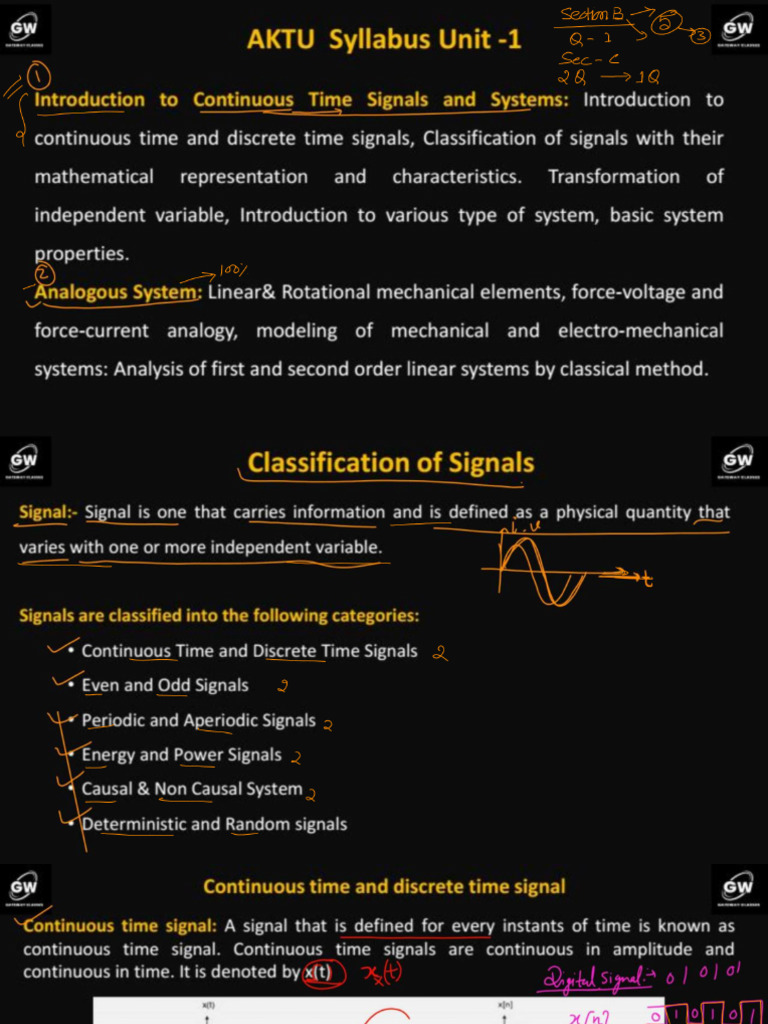 Bss U 1 One Shot Notes | PDF