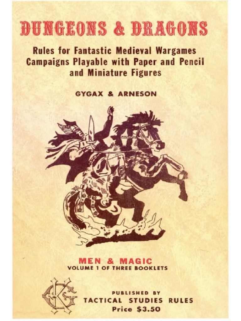D&D Volume 1 Men & Magic (1st Print) (0e) | PDF