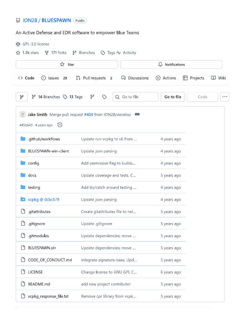 GitHub - ION28 - BLUESPAWN - An Active Def... and EDR Software To ...