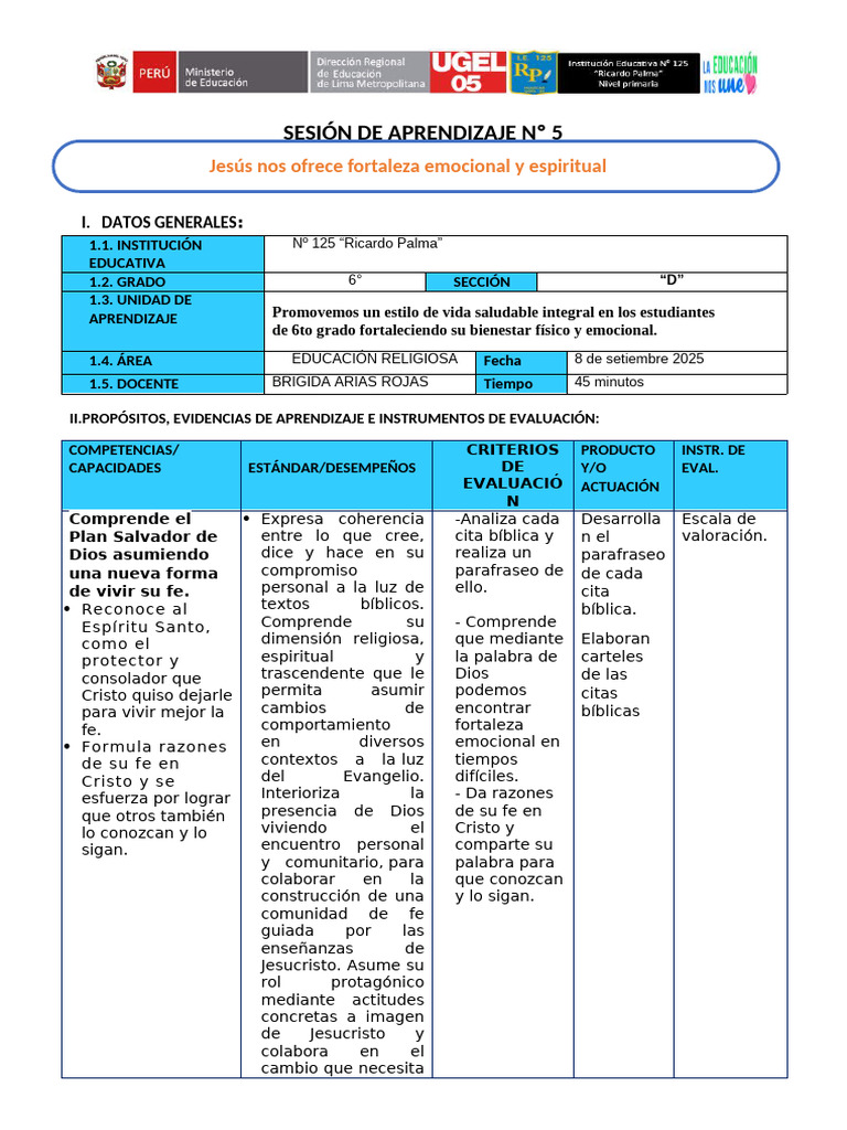 Fortaleciendo la Fe en 6to Grado | PDF | Cristo (título) | Jesús