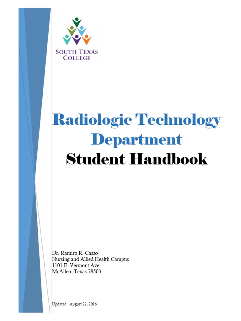 Radiologic Technology Student Handbook | PDF | Dosimetry | Radiography