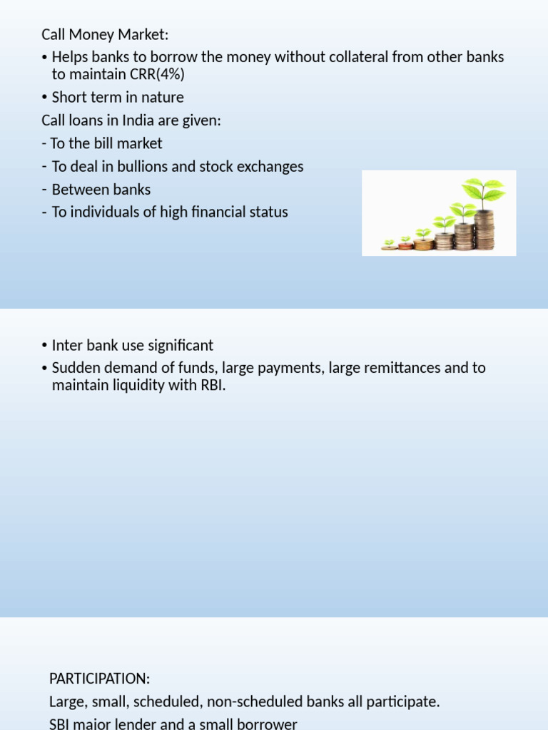 Money Market | PDF | Repurchase Agreement | Money
