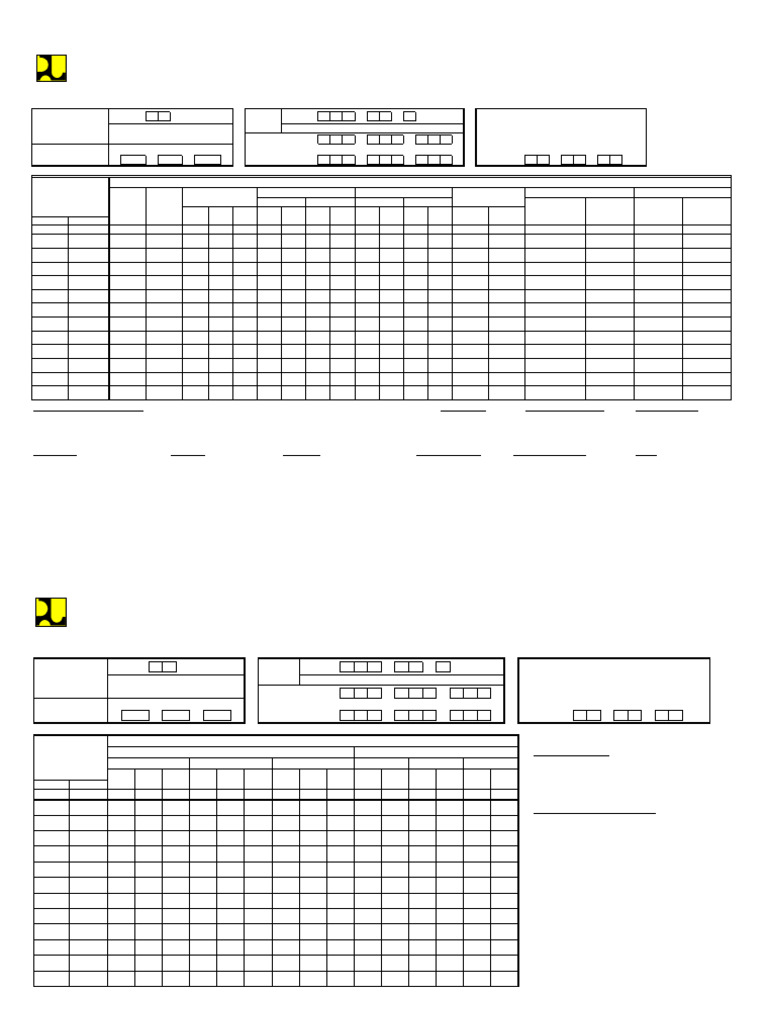 Formulir Inventarisasi Jalan RNI | PDF