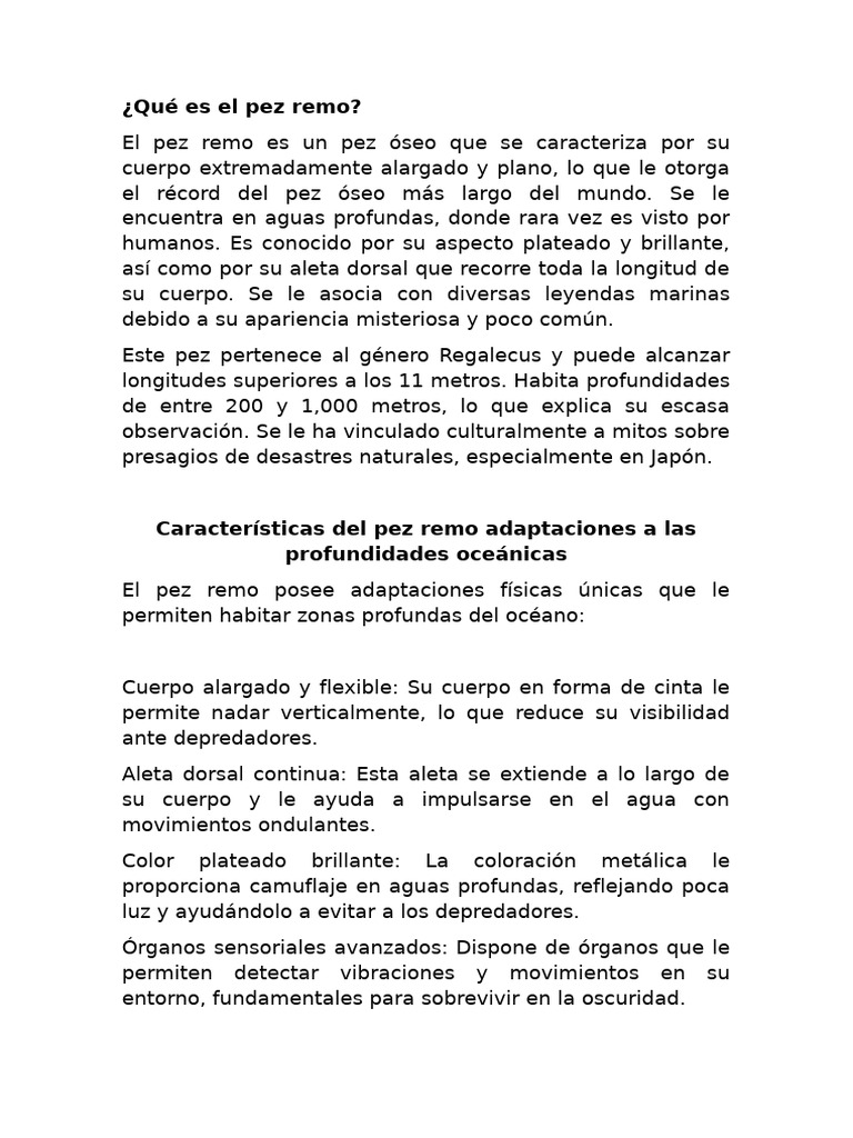 Informac Pre | PDF | Pescado | Depredación